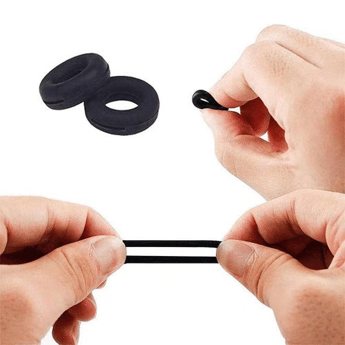 EARHOOK PENGAIT KACAMATA SILICON BULAT 1PASANG (2PCS) / KARET ANTI SLIP KACAMATA PENAHAN TELINGA