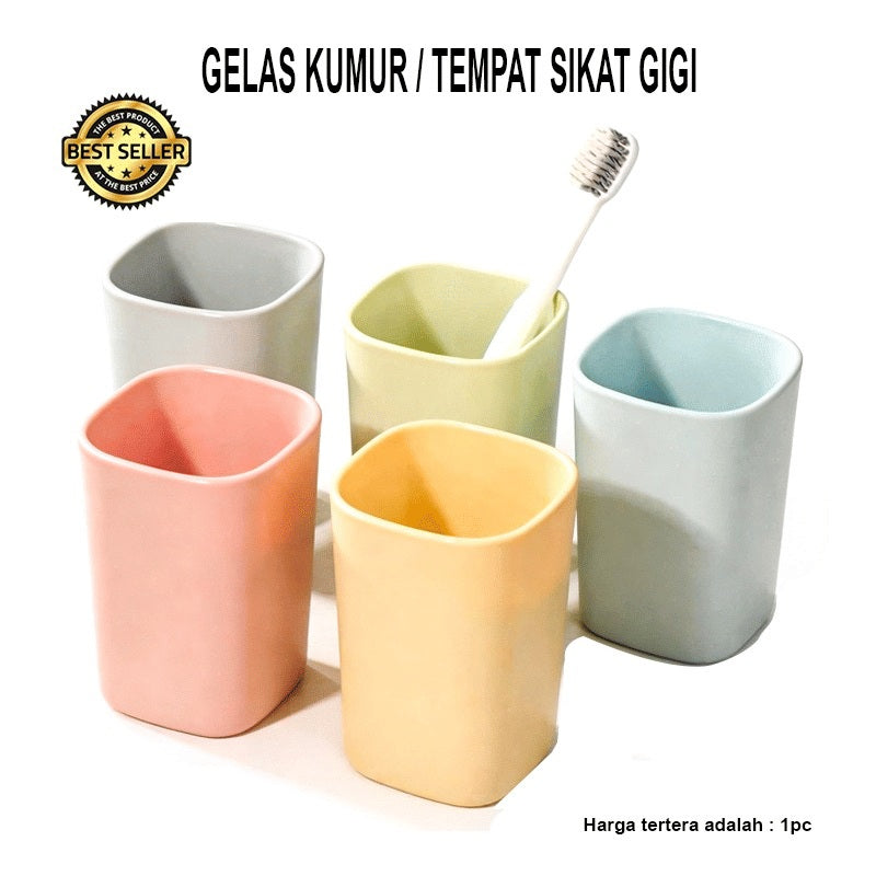 Gelas Tempat Pasta Sikat Gigi / Cangkir Kumur Mulut