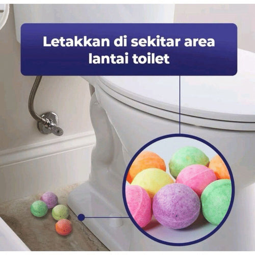 CAMPHOR BALL ISI 5PCS / KAMPER TOILET PENGHARUM KAMAR MANDI
