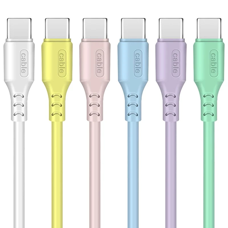 KABEL DATA MACARON 2A FAST CHARGING USB TYPE C