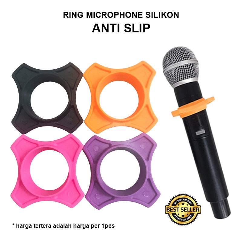 RING MICROPHONE SILIKON ANTI SLIP / KARET PENGAMAN MIC