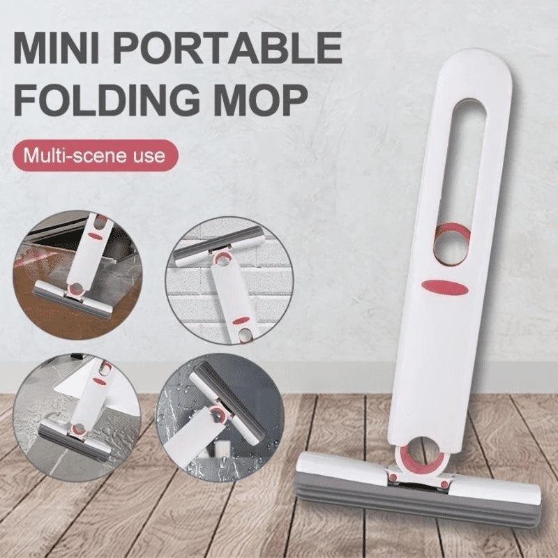 ALAT PEL MINI MOP PORTABLE SPONS BUSA / ALAT PEMBERSIH PENYERAP AIR SERBAGUNA