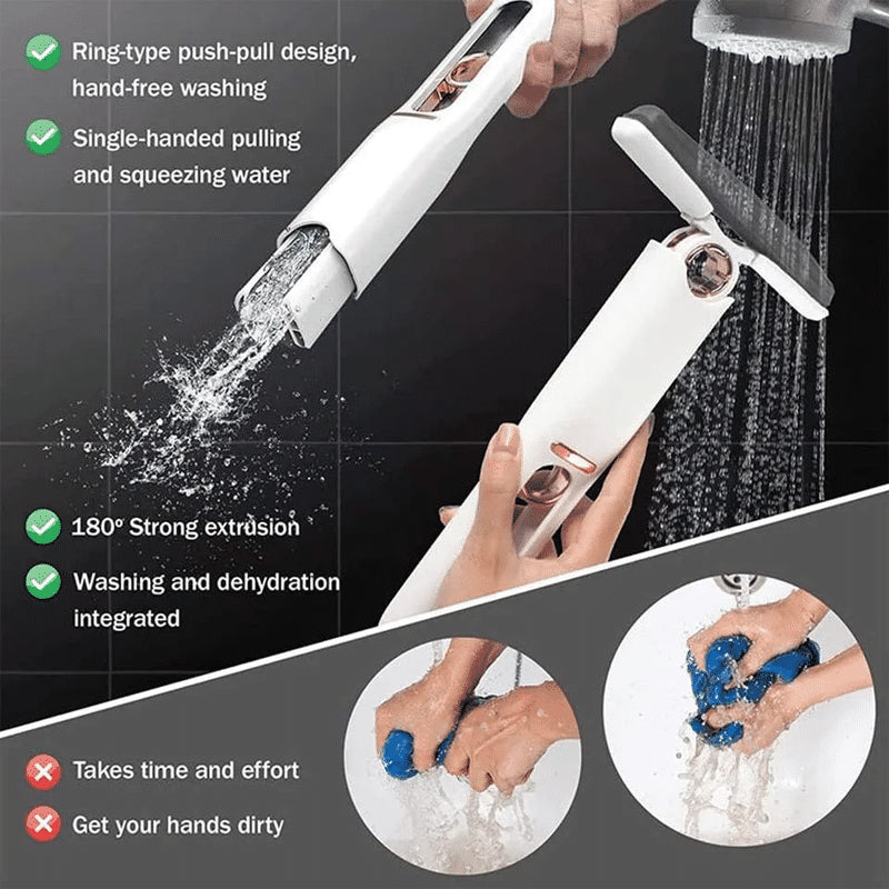 ALAT PEL MINI MOP PORTABLE SPONS BUSA / ALAT PEMBERSIH PENYERAP AIR SERBAGUNA