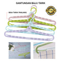 GANTUNGAN BAJU TARIK / HANGER TARIK PAKAIAN LEBAR