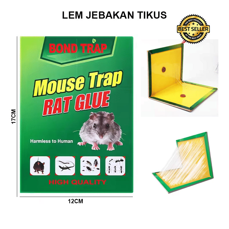 LEM JEBAKAN TIKUS MODEL BUKU / LEM PAPAN PERANGKAP TIKUS SUPER LENGKET