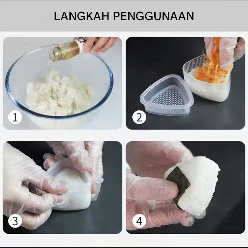 CETAKAN NASI BENTO MOTIF / ALAT PENCETAK NASI ONIGIRI
