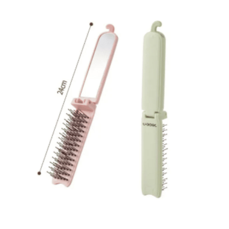 SISIR RAMBUT PANJANG PLUS CERMIN LIPAT 3IN1 PORTABLE