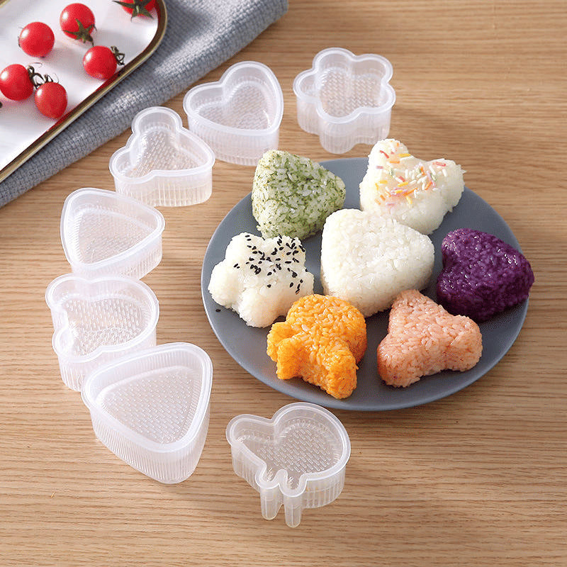 PAKET ALAT CETAKAN NASI BENTO MOTIF 8 IN 1