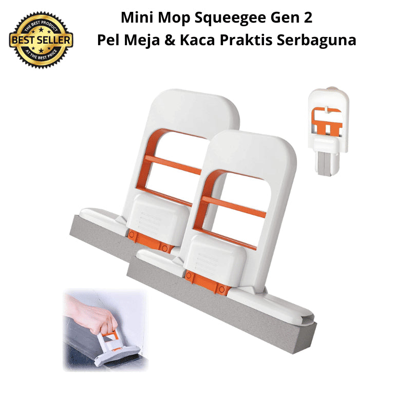Alat Pel Mini Mop Genggam Portable / Pel Mini Pembersih Serbaguna
