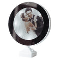Kaca Cermin Mirror Lampu Bingkai Foto Bulat / Cermin Led Magic Frame