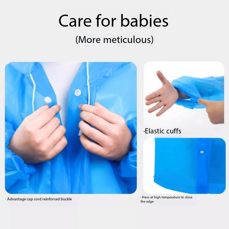 Jas Hujan Eva Anak Raincoat / Jas Hujan Waterproof Bahan Tebal
