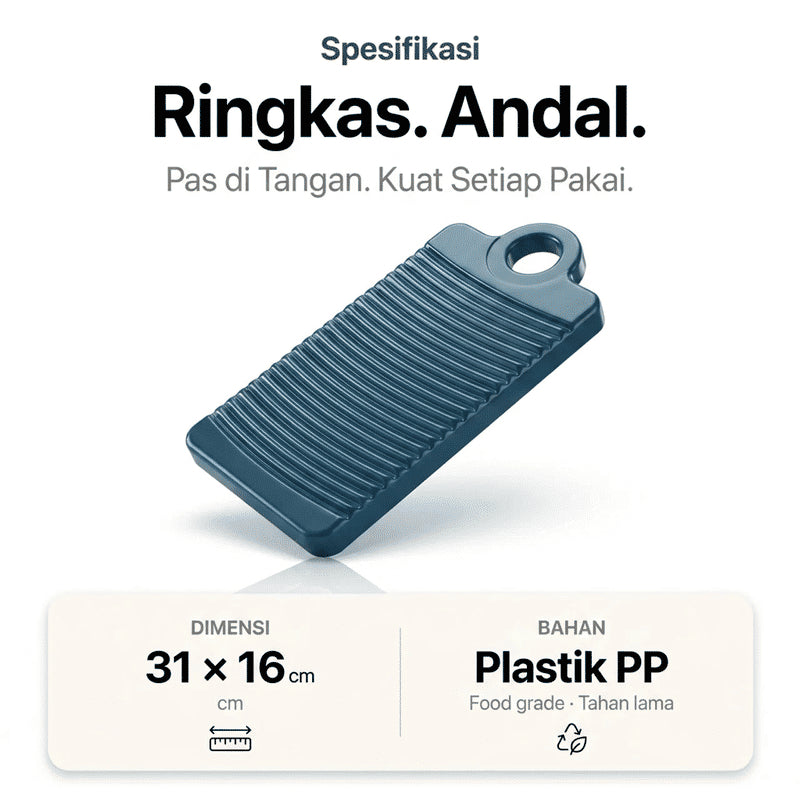 PAPAN CUCI PAKAIAN MINI / ALAS GILESAN PAKAIAN PLASTIK