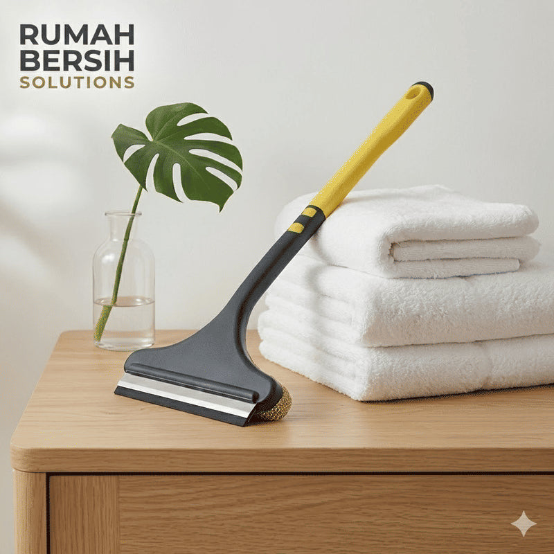 SIKAT KAWAT NYAMUK JARING 2IN1 / SIKAT PEMBERSIH KACA JENDELA PORTABLE