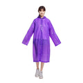 JAS HUJAN EVA PEVA RAINCOAT POLOS TEBAL HOODIE TRANSPARAN DEWASA