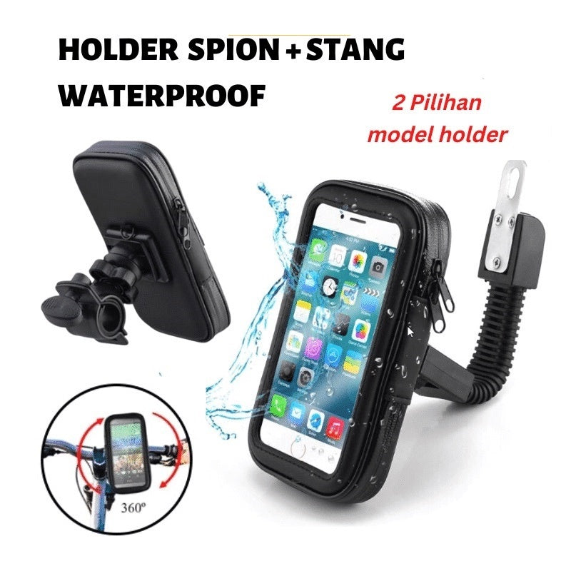 HOLDER HP MOTOR SPION WATERPROOF 6.3Inch ANTI AIR