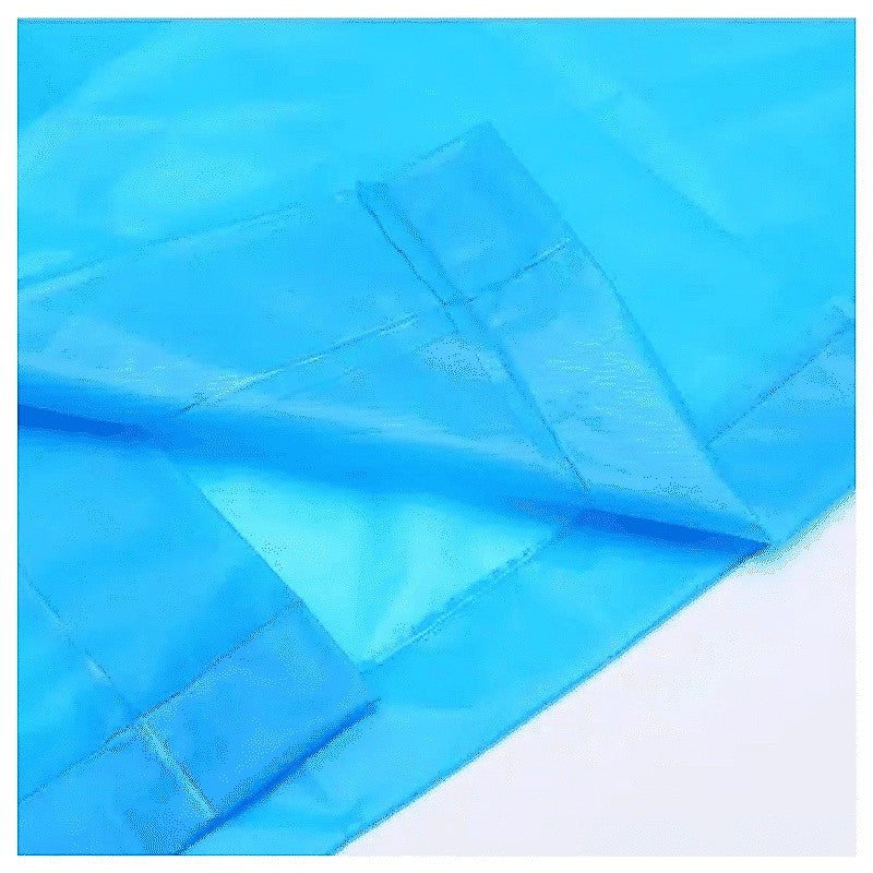 JAS HUJAN EVA PEVA RAINCOAT POLOS TEBAL HOODIE TRANSPARAN DEWASA